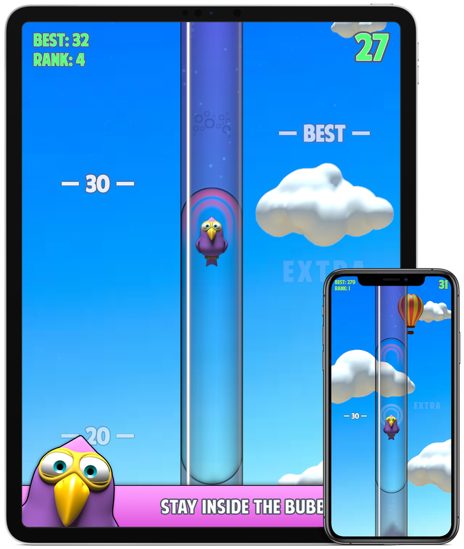 Flap Trap shown on iPad and iPhone